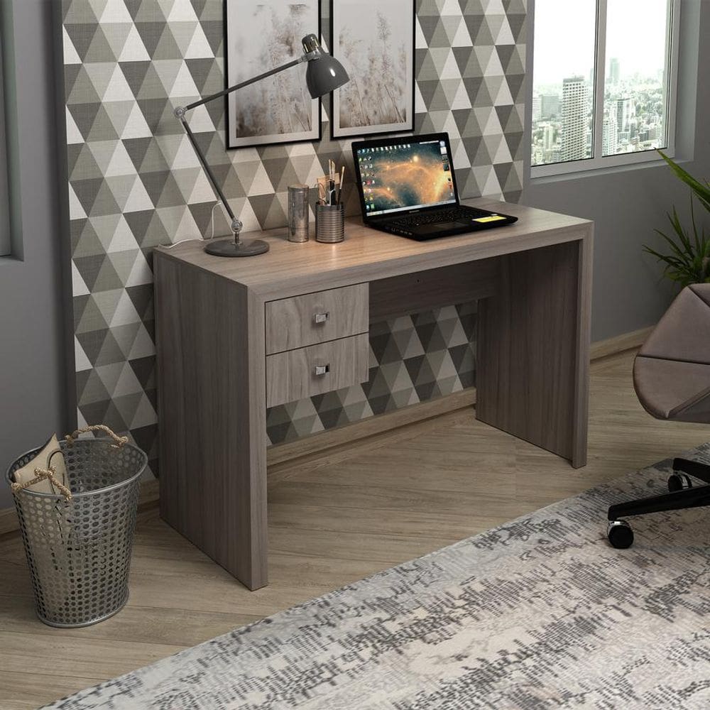 Mesa Para Computador Me4123 - Tecno Mobili - Me4123 - Carvalho