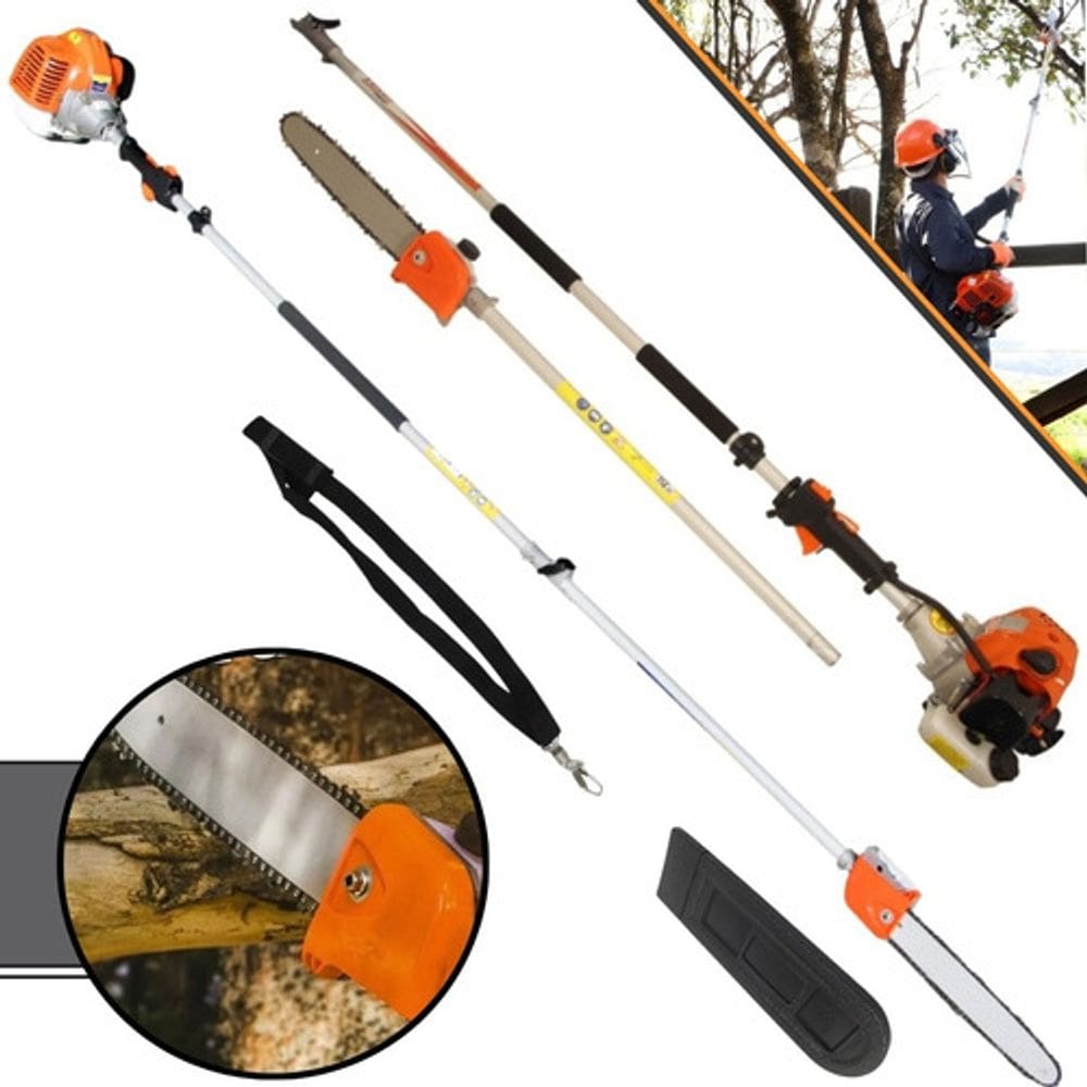 Podador De Galhos Profissional a Gasolina Vp3300l Vulcan Trent Sabre 30cm / 33cc com Extensão Alcança ate 5 Metros