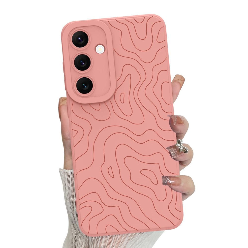 Capa de telefone MZELQ Silicone Wave Ripple para Samsung Galaxy S24 Fe
