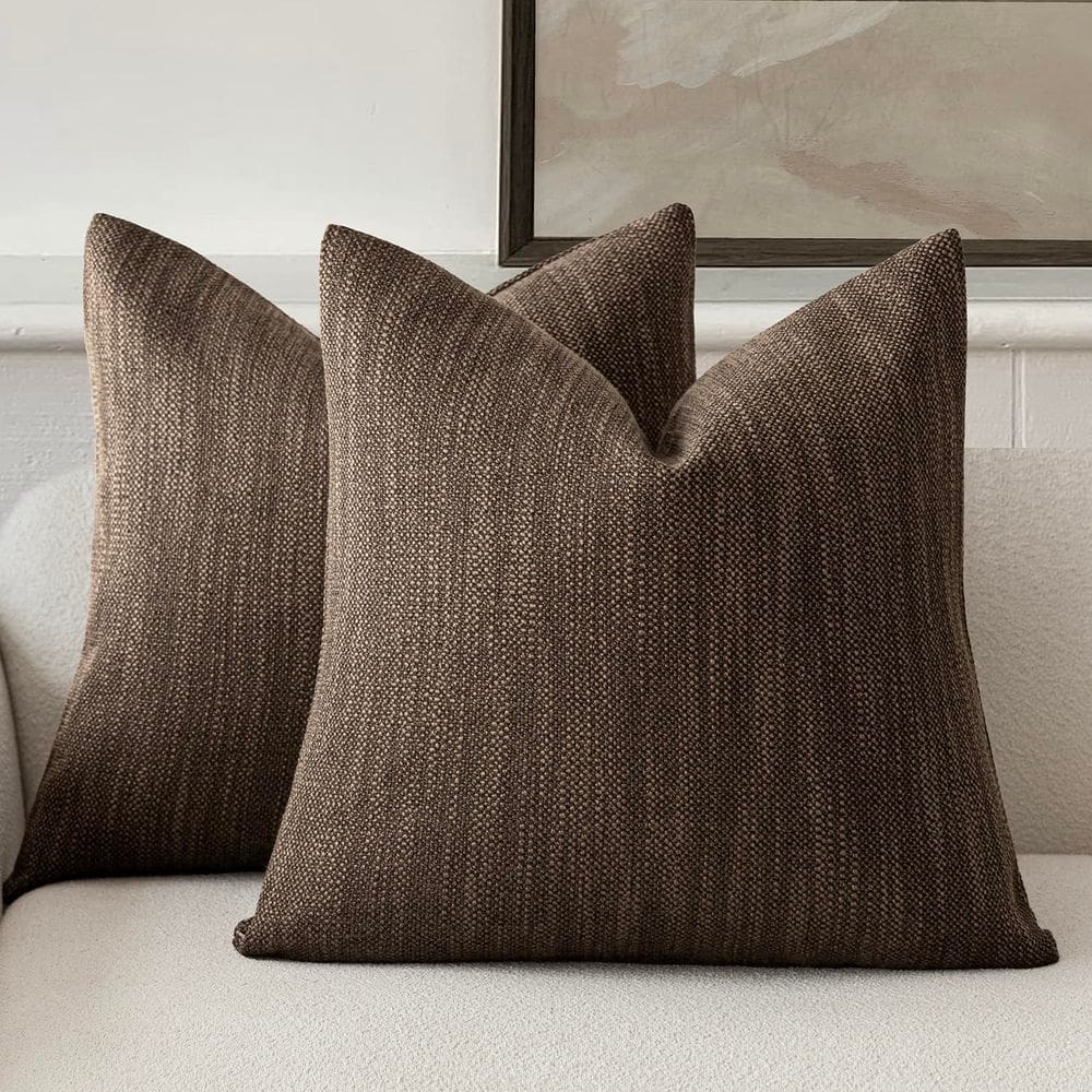 Capas de almofada Findtower Decorative Texture Serlap Linen x2