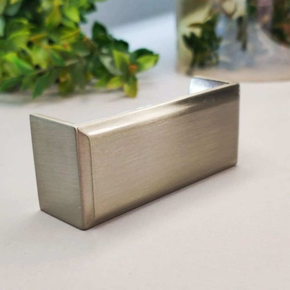 Puxador Creta Níquel Escovado 64mm Zen Design