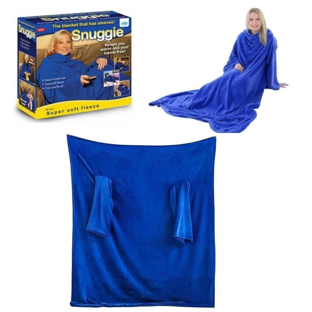 Cobertor Mangas Adulto Manta Tv Infantil Portatil Macia Funcional Camping Viagem Relaxante Compacto