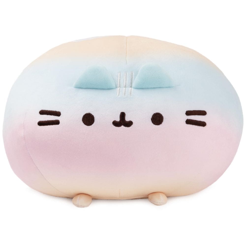 Brinquedo de pelúcia GUND Pusheen Rainbow Round Squisheen 28cm