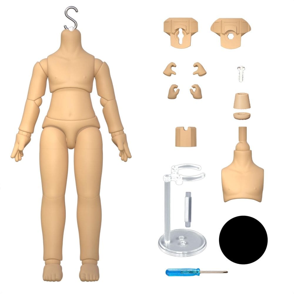 Doll Body YMY New OB11 de tamanho estendido GSC 1/12 BJD Light Tan