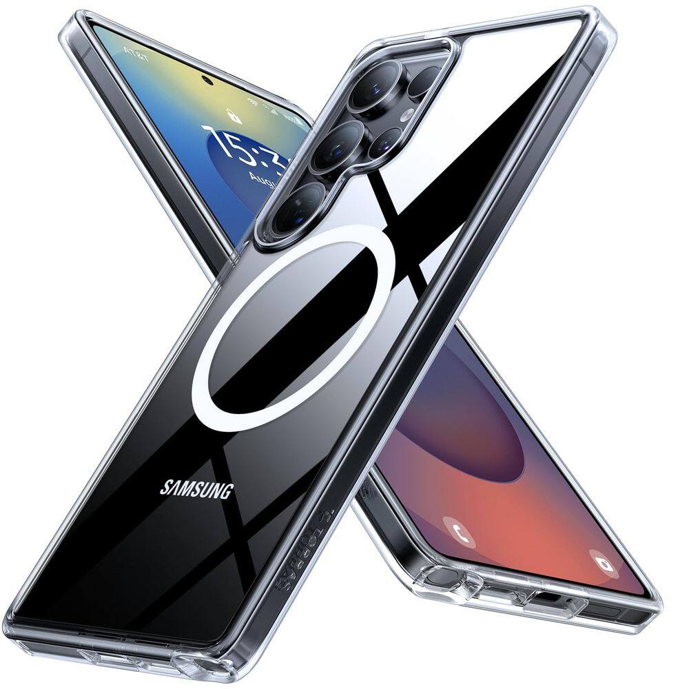 Capa de telefone TORRAS magnética à prova de choque para Samsung S25 Ultra
