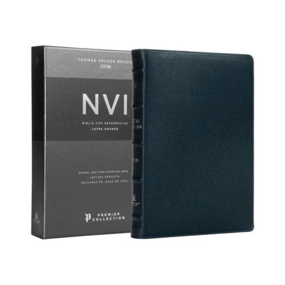 Bíblia Sagrada Nvi Premier Collection, Capa Azul