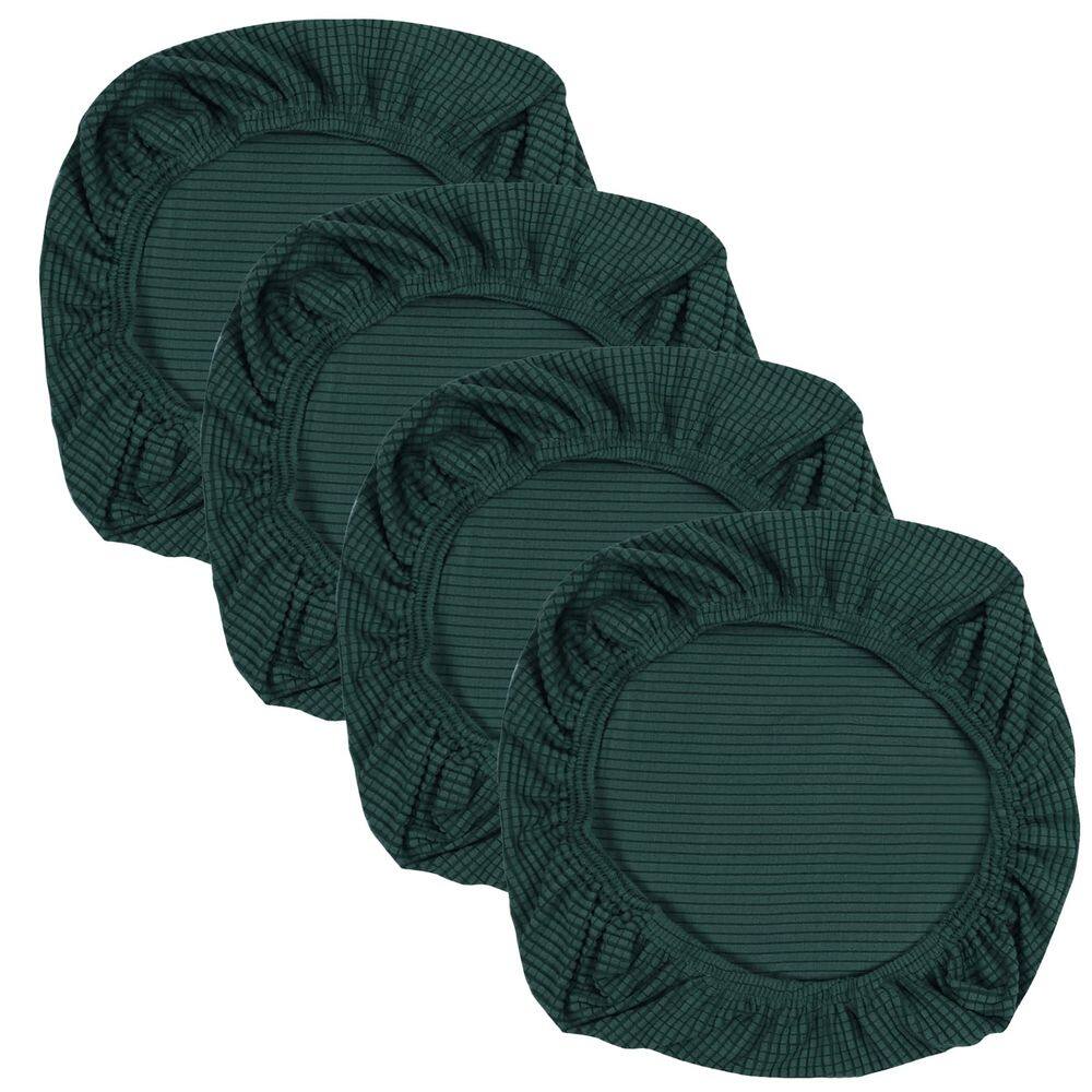 Capas de cadeira Yikko Soft Stretch Spandex Jacquard x4