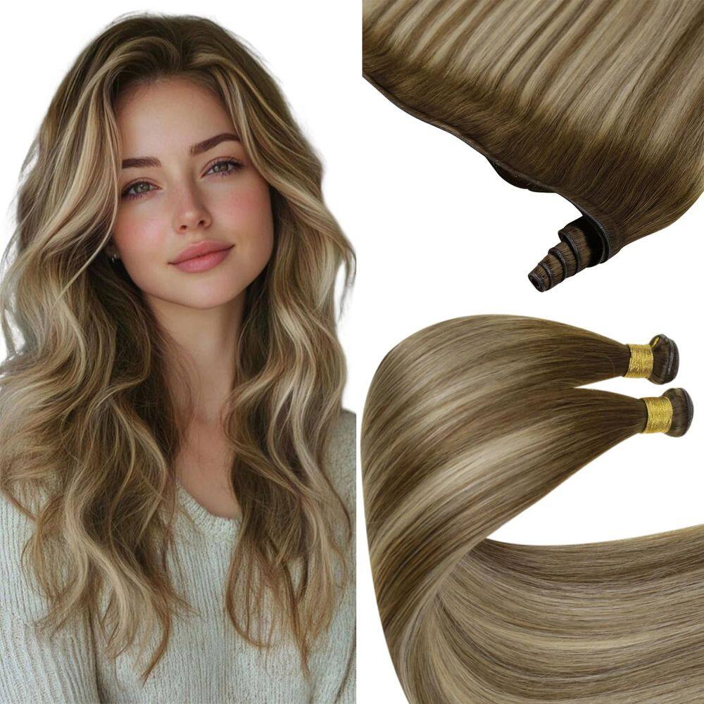 Extensões de cabelo Sunny Hair Genius Weft Dark Brown Ombre 16in
