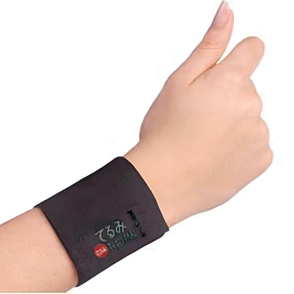 Munhequeira Magnética Elástica Preto M Bilateral - Terumi