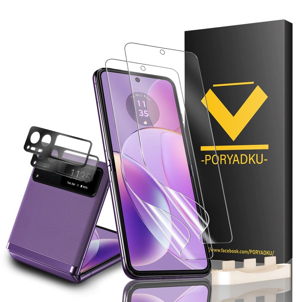 Protetor de tela WILLONE para Motorola Razr 2023 (pacote com 4)