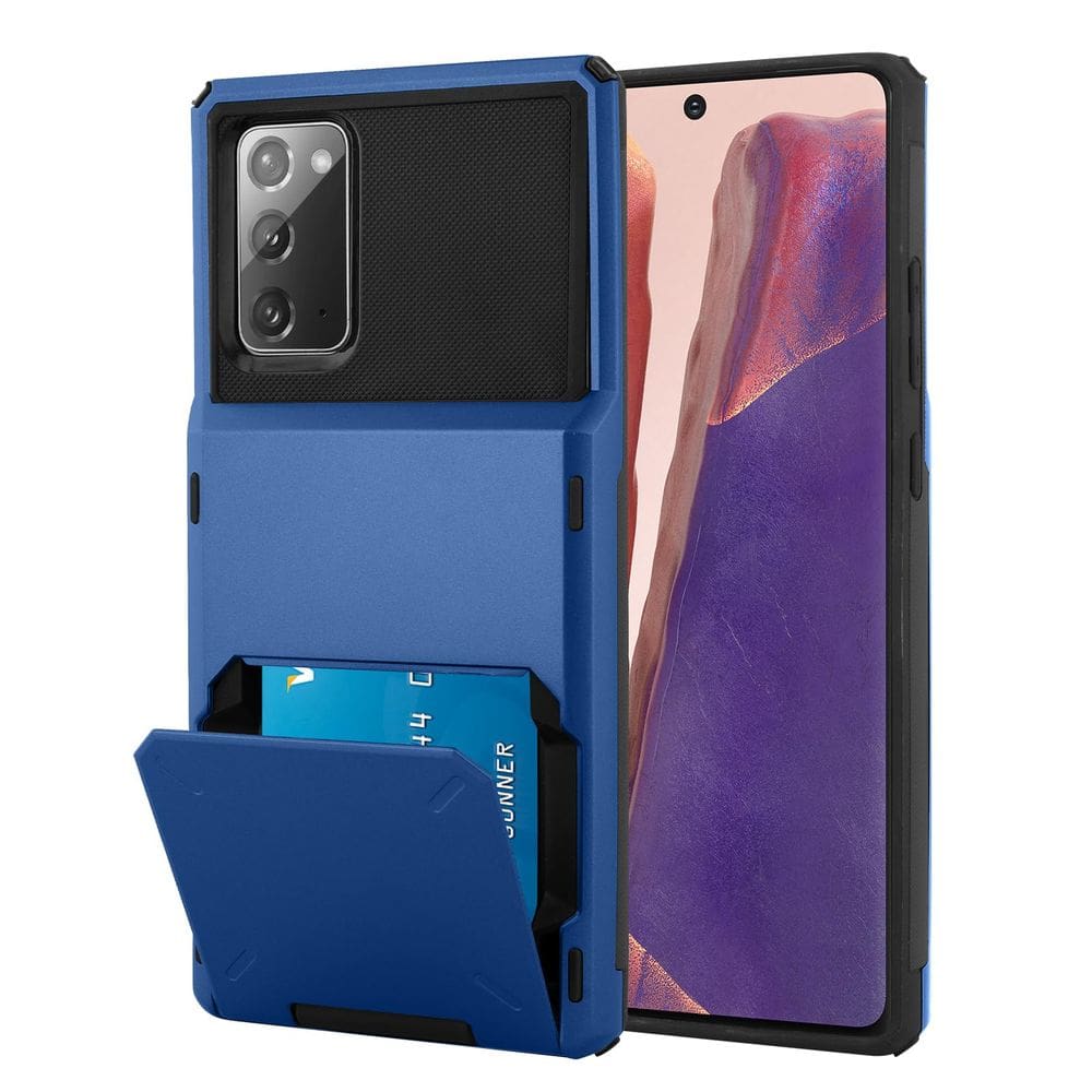 Capa tipo carteira Marphe para Samsung Galaxy Note 20 com compartimento para 4 cartões