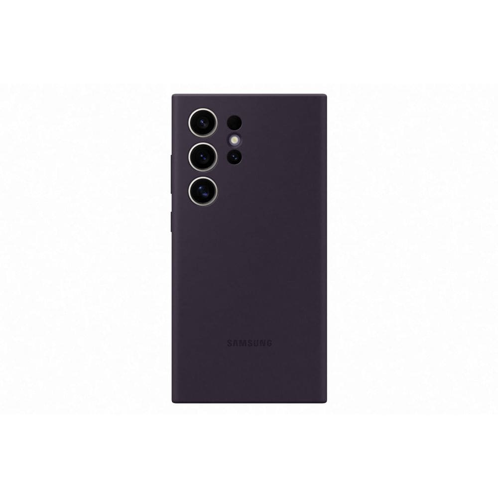 Capa de telefone Samsung Galaxy S24 Ultra Silicone Violeta Escura
