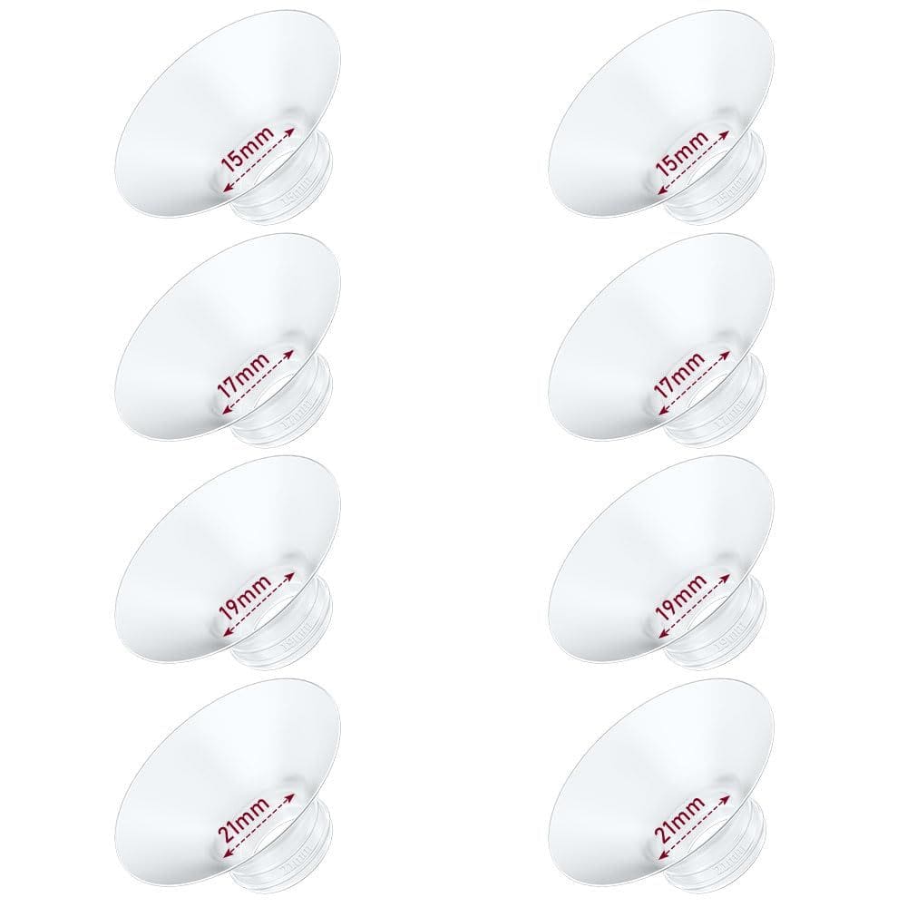 Inserção de flange IVARONAL 8 unidades 15/17/19/21 mm* 2 unidades Momcozy M9/M6/M5