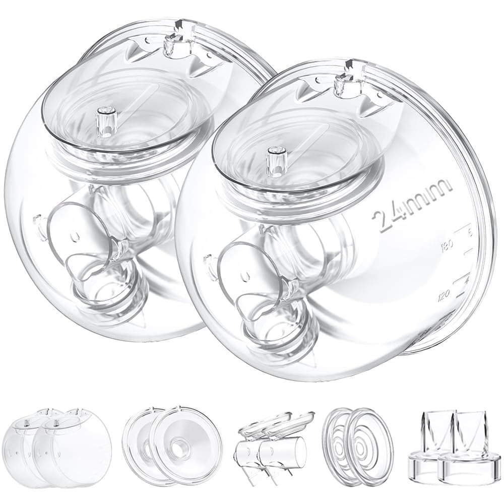 Conjunto de copos coletores de leite para bomba de mama Momcozy S12 Pro/S9 Pro
