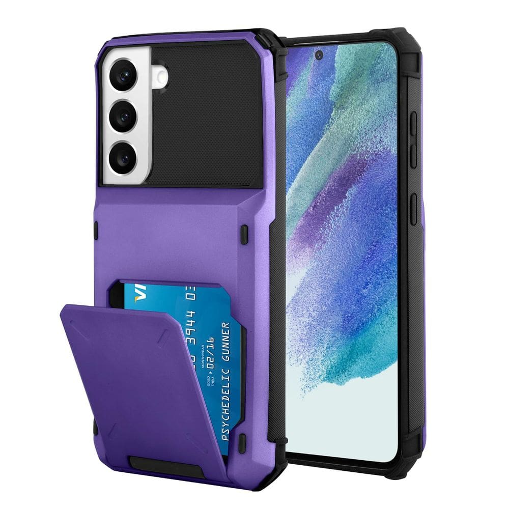 Capa de telefone Marphe Wallet com suporte de cartão para Samsung S21 FE