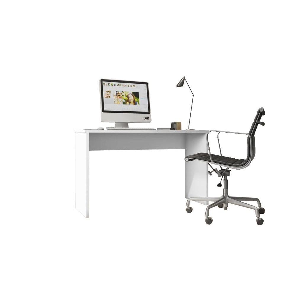 Mesa Para Computador Escrivaninha Beta Branco White - FdECOR