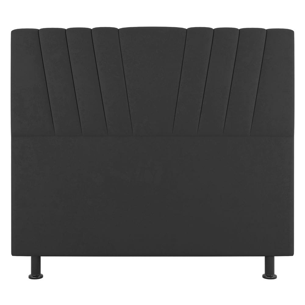 Cabeceira Cama Box Casal Dublin 140cm Linho Cinza - Abmaza