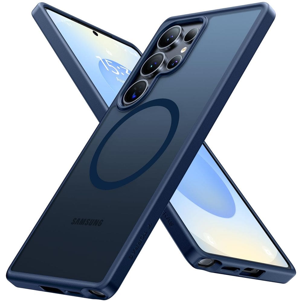 Capa de telefone TORRAS magnética à prova de choque para Samsung S25 Ultra
