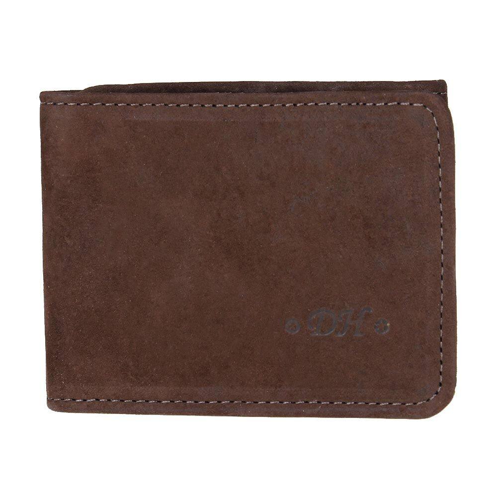 Carteira de Couro Pequena DH Couros Masculina 24053