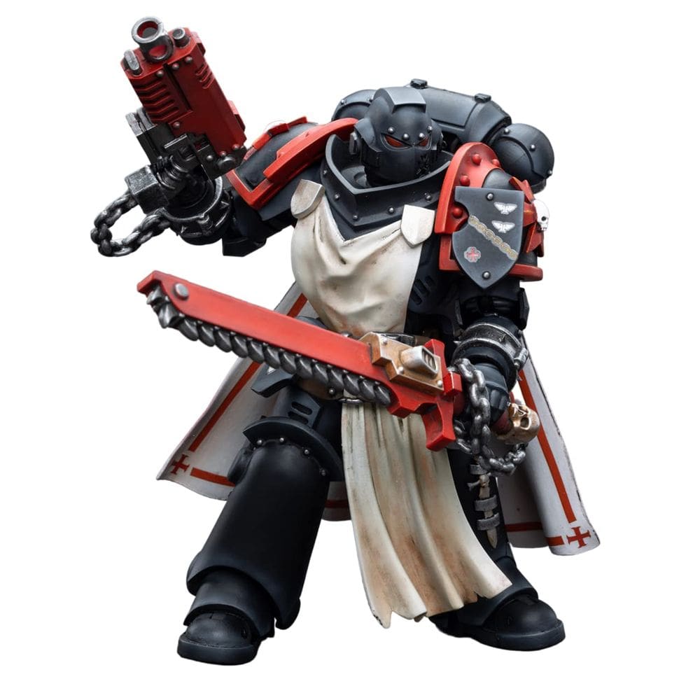 Boneco de ação JOYTOY Warhammer 40.000 Black Templars 1/18