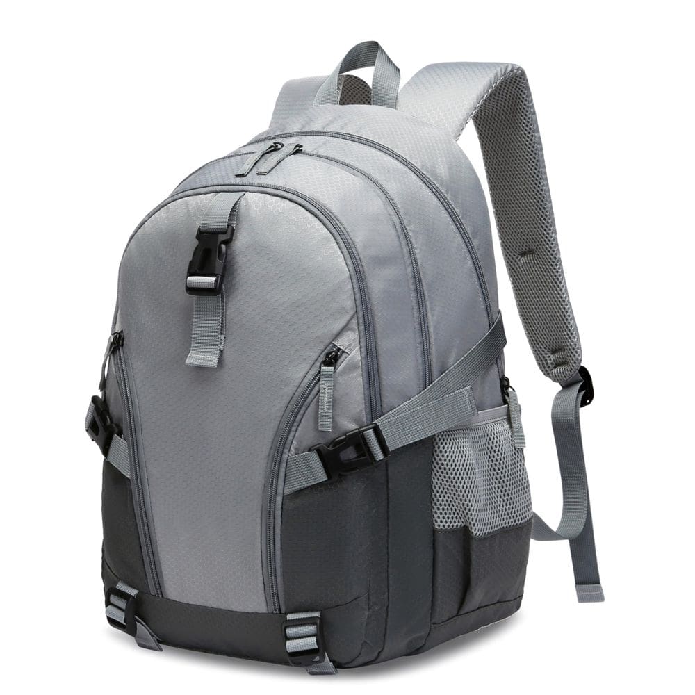 Mochila BLUEFAIRY Book Bags para adolescentes, meninos e meninas, 18L, cinza