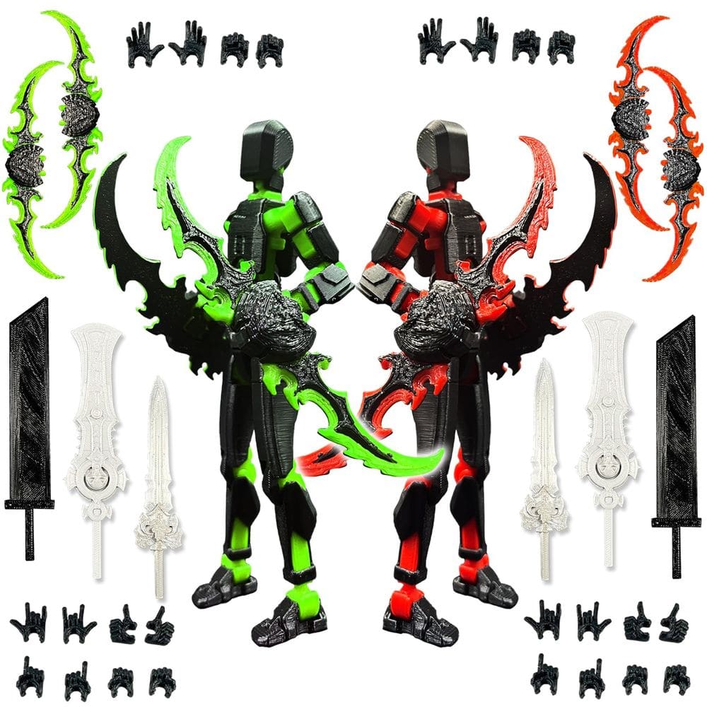 Conjunto de bonecos de ação SANSGOUP T13 Titan 13 Lucky Dummy 13