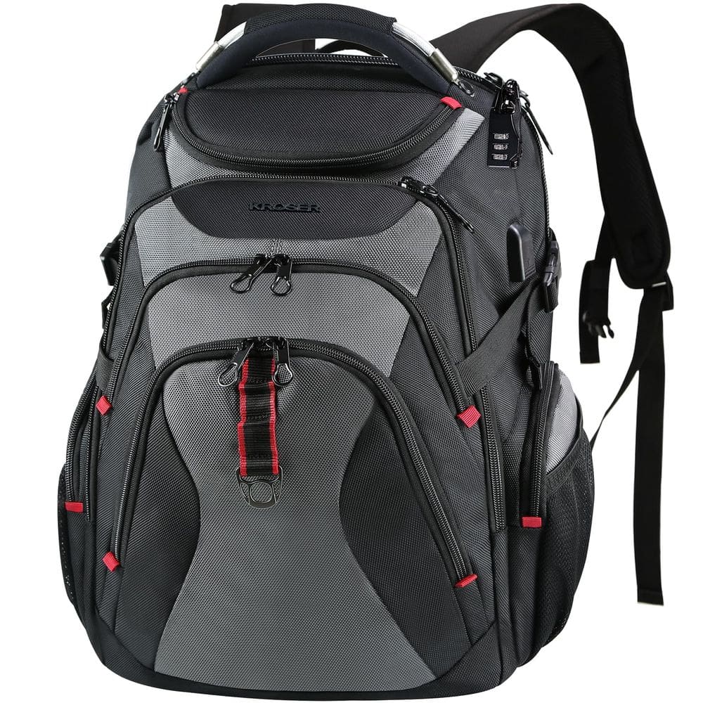Mochila de viagem para laptop KROSER 17,3&quot; com capa rígida Saferoom