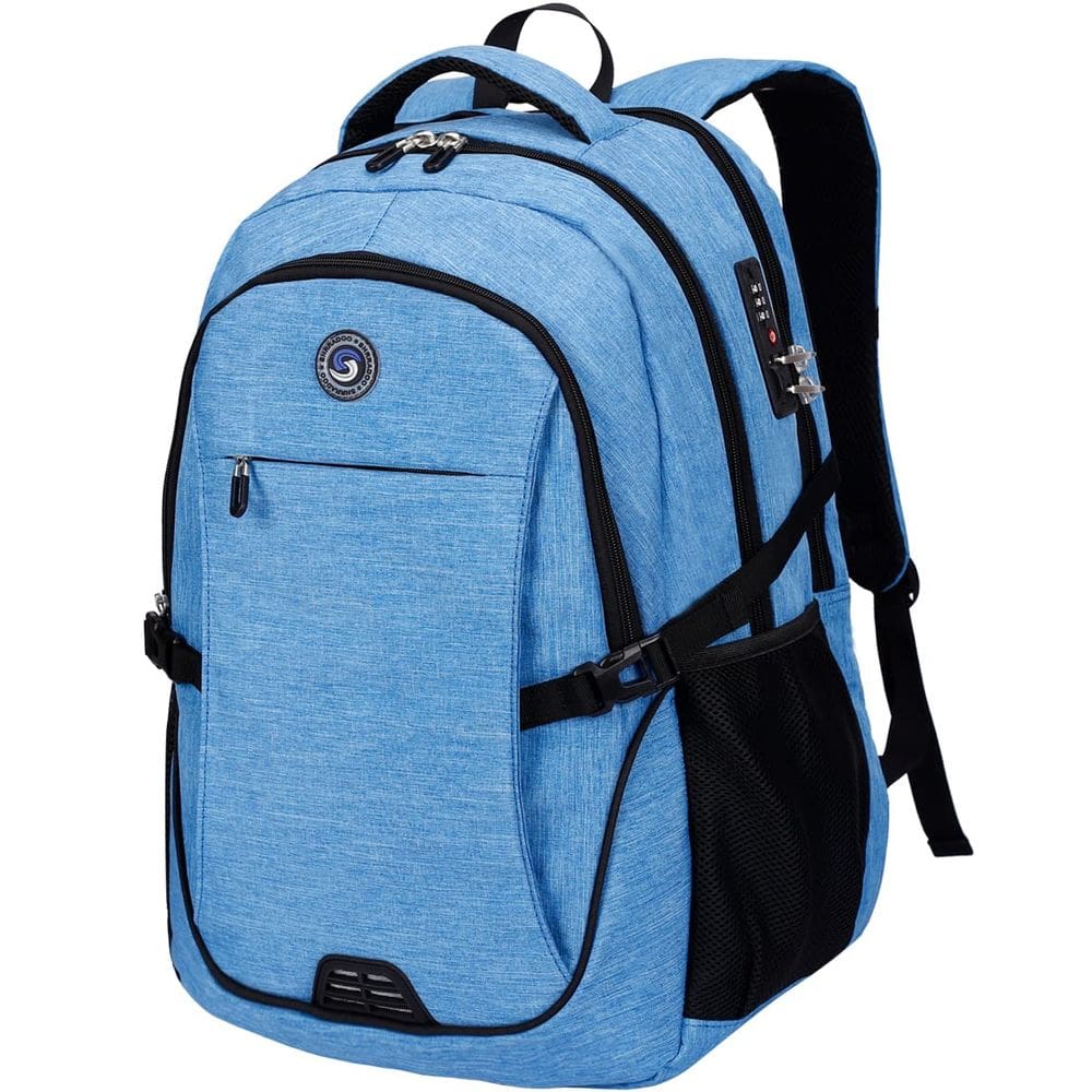 Mochila SHRRADOO Travel Laptop, anti-roubo, porta USB de 16,3"