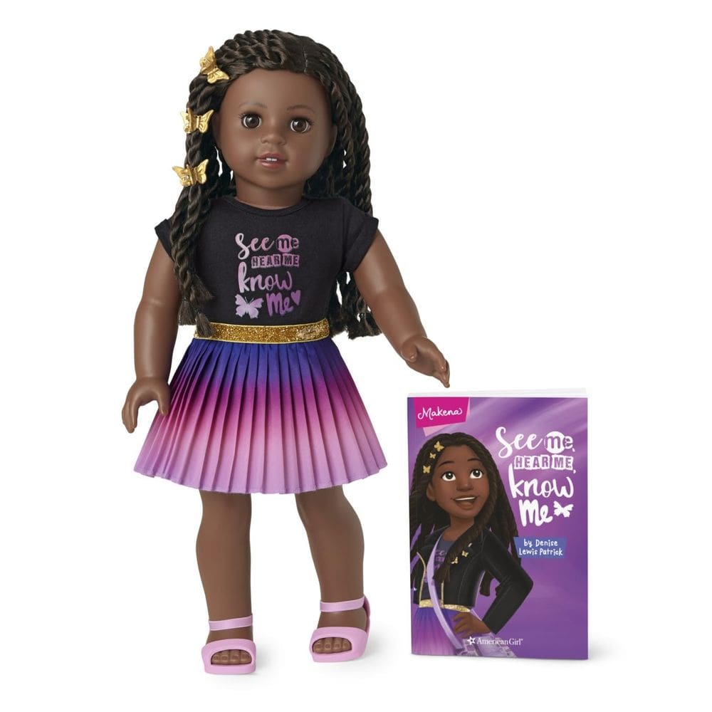 Boneca American Girl World de Us Makena com livro