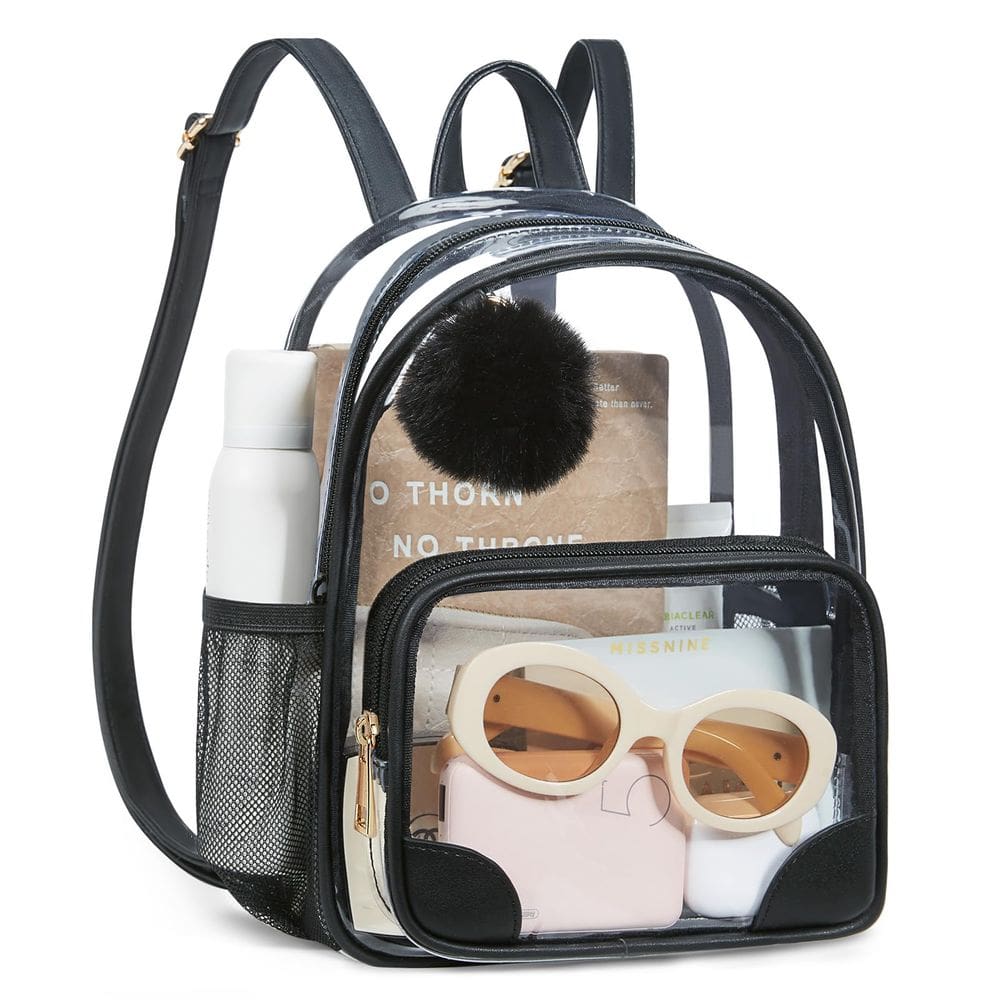 Mochila transparente Missnine Anti-Theft Small para eventos esportivos
