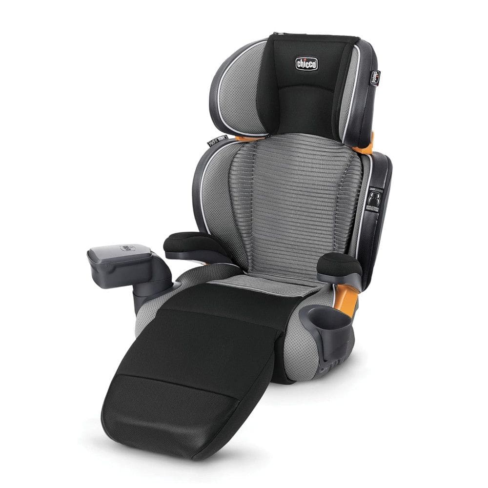 Assento Infantil para Carro KidFit Zip 2 em 1 com Assento Elevado e Tecido 3D, 18 a 45 kg, CHICCO 07079681970070, Cinza