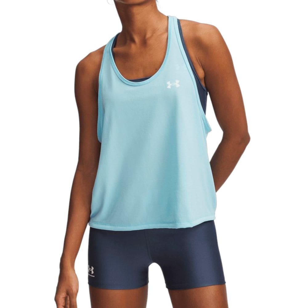 Regata Under Armour Tech Swing Tank Feminina Azul