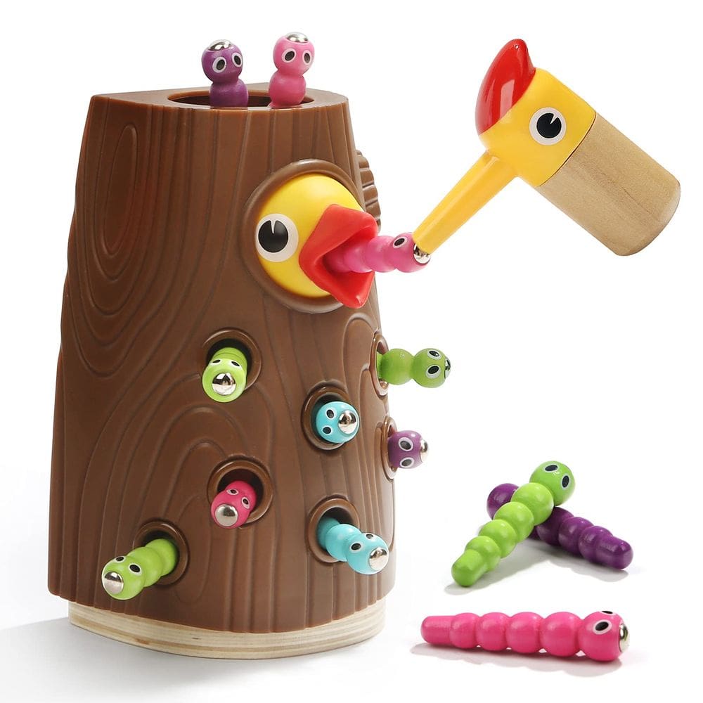 Jogo magnético de alimentação de pássaros Montessori Toy TOP BRIGHT 2Y+