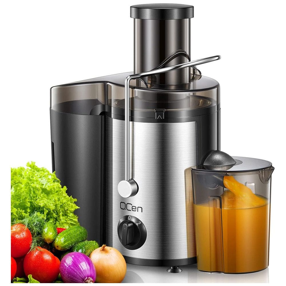 Centrífuga de Frutas com 2 Velocidades, Aço Inox, 500W, 110v, QCEN KS 501, Prateado