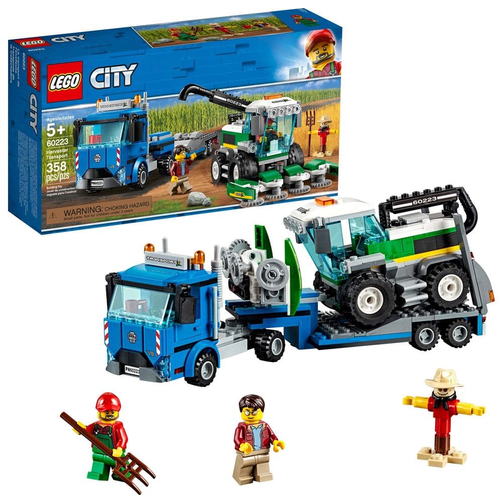 Kit de construção LEGO City Great Vehicles Harvester Transport