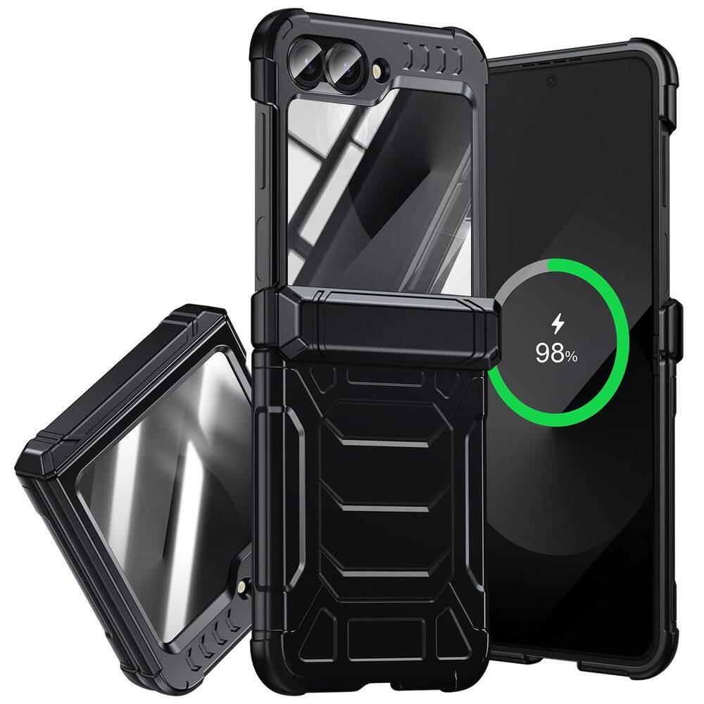 Capa de telefone Kaiiecal Rugged Hinge para Samsung Galaxy Z Flip6