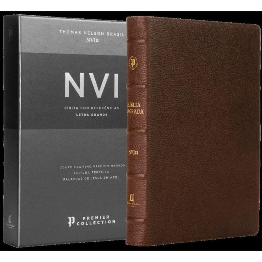 Bíblia Sagrada Nvi Premier Collection, Capa Marrom