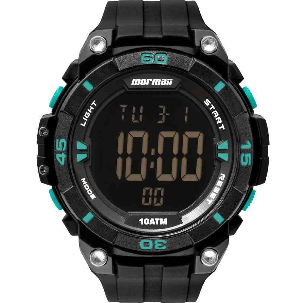 Relógio Preto Masculino Mormaii Wave MO2911B/K8P
