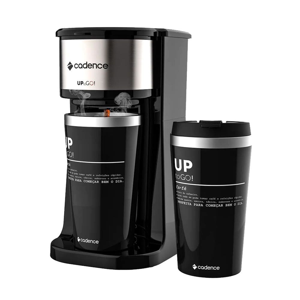 Cafeteira Elétrica Cadence To Go com 2 Copos Térmicos