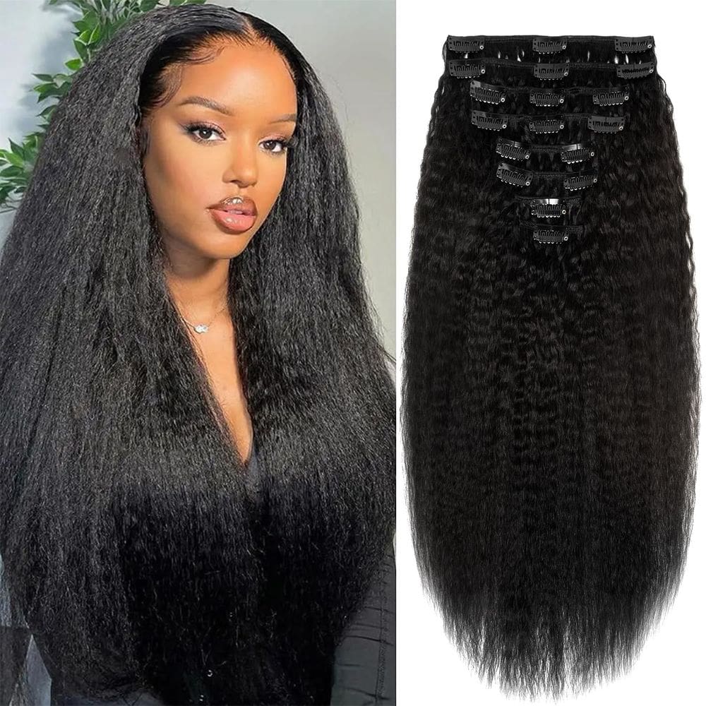 Extensões de cabelo CiTake Kinky Straight Clip in 22