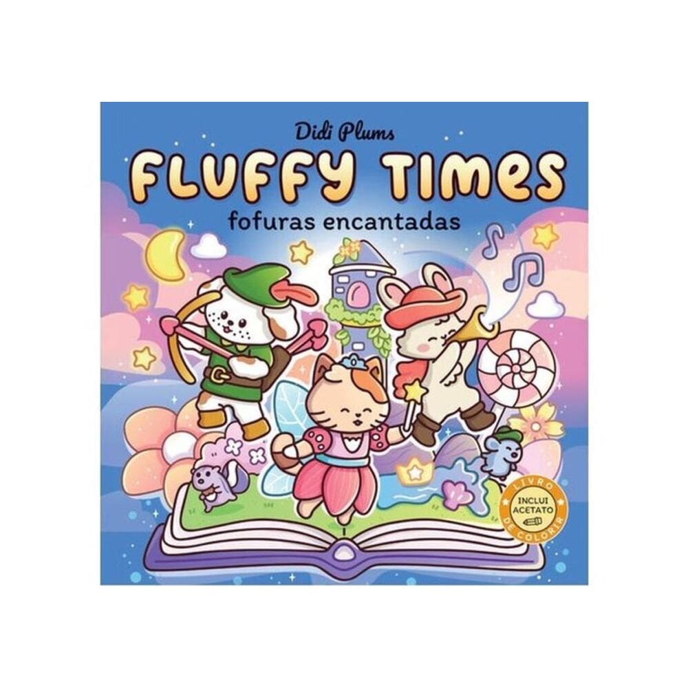Fofuras Encantadas – Livro De Colorir Fluffy Times – Livro 5