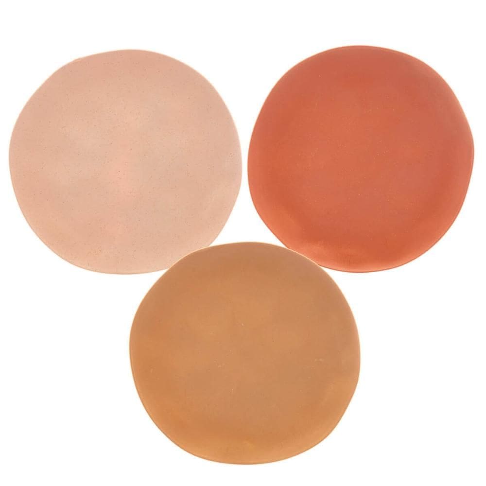Conjunto 50 Pratos Rasos Modelo Organic Lyor 26cm Mesa Posta Restaurantes Eventos Hotéis