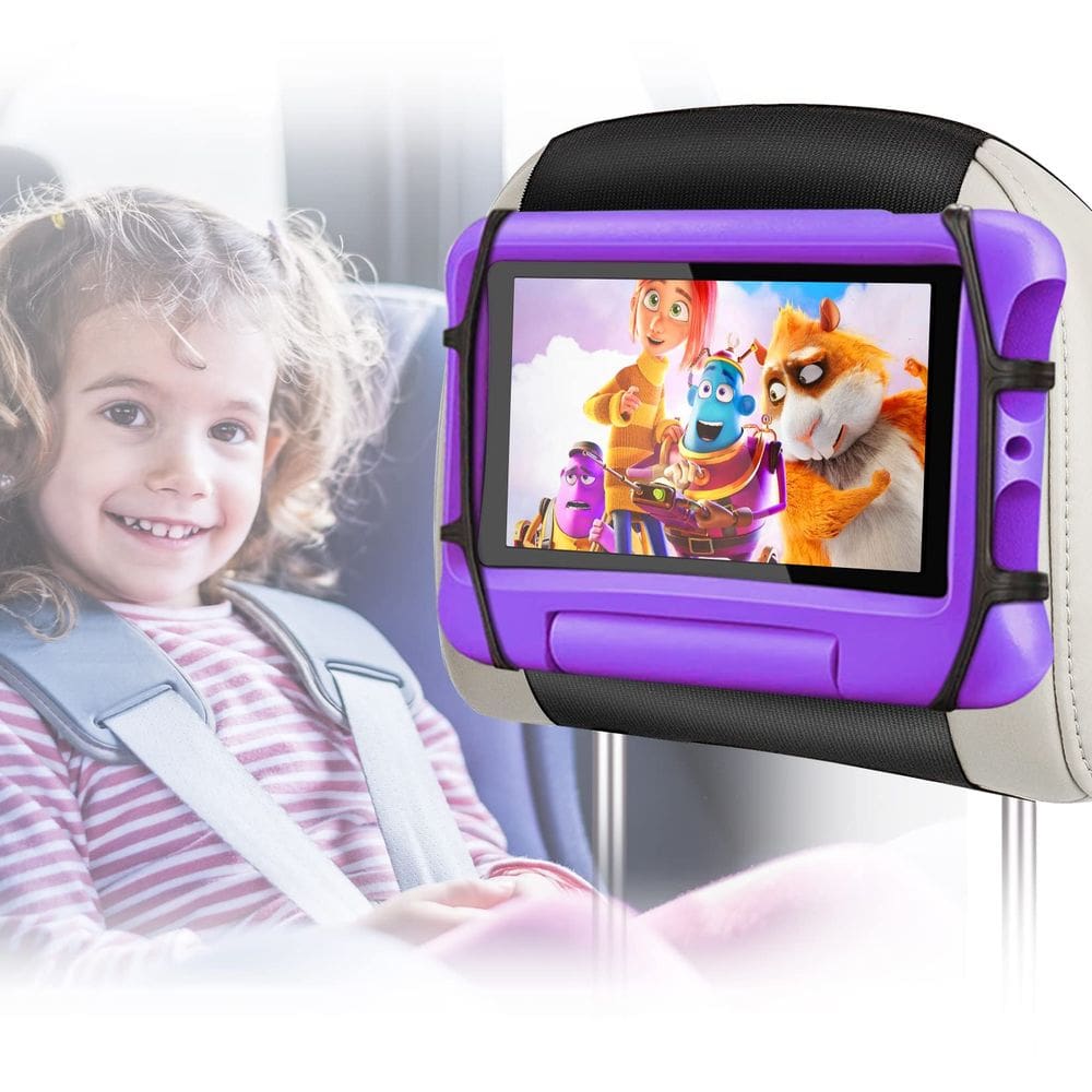 Suporte de suporte para encosto de cabeça de carro Loake atualizado para tablets de 7-12,9"