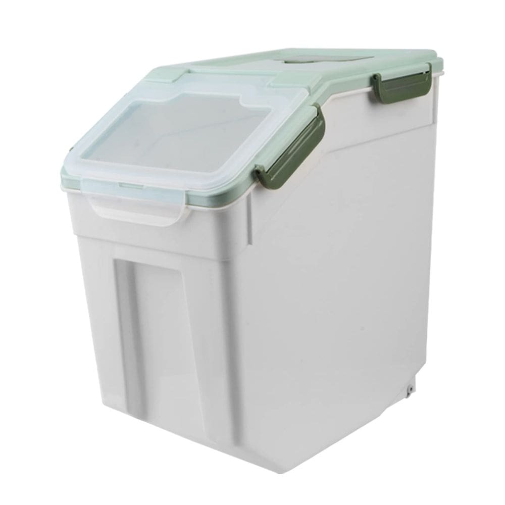 Recipiente de armazenamento de alimentos Anrui com colher 9,05 x 12,6 x 14,17 polegadas 20 libras