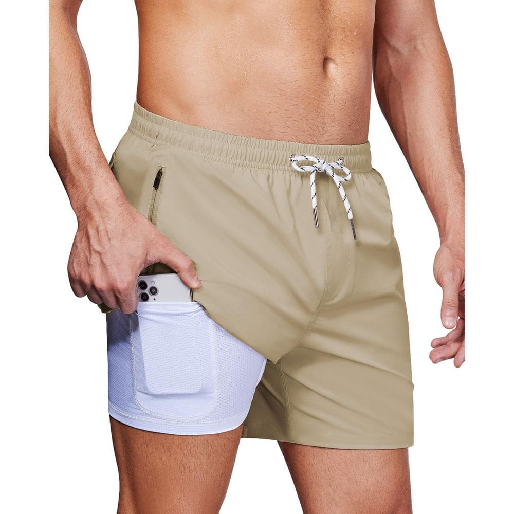 Calções de banho Alimens & Gentle Mens com forro de compressão