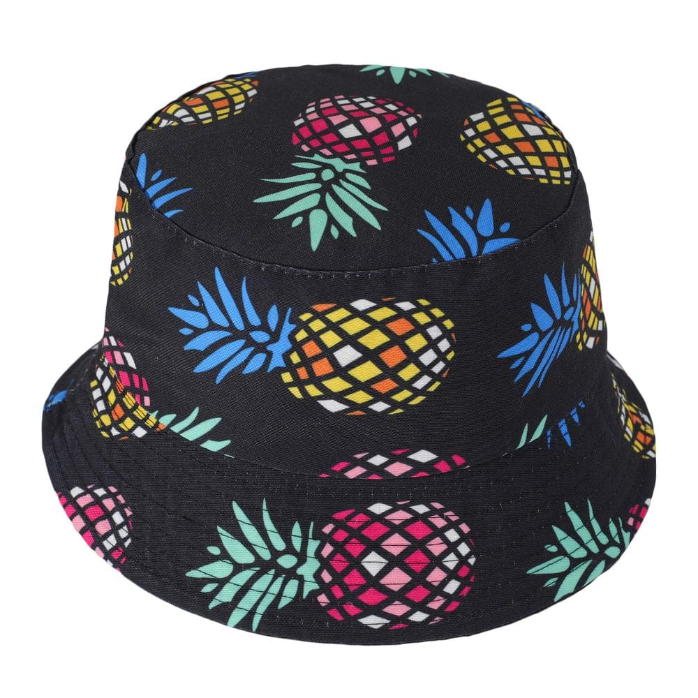 Chapéu Bucket Hat ZLYC unissex com estampa fofa para viagens de verão (multicolorido)