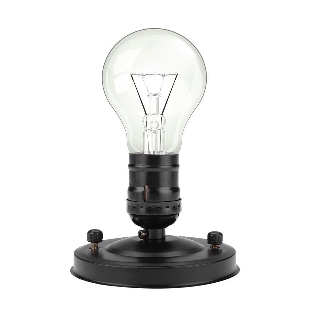Base de arandela de teto/parede Haofy Vintage Antique Style Black