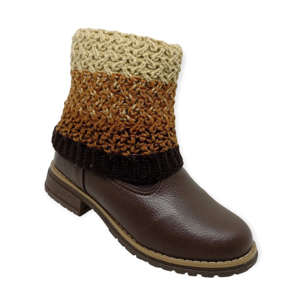 Bota Feminina Couro Forrada Ana Santos