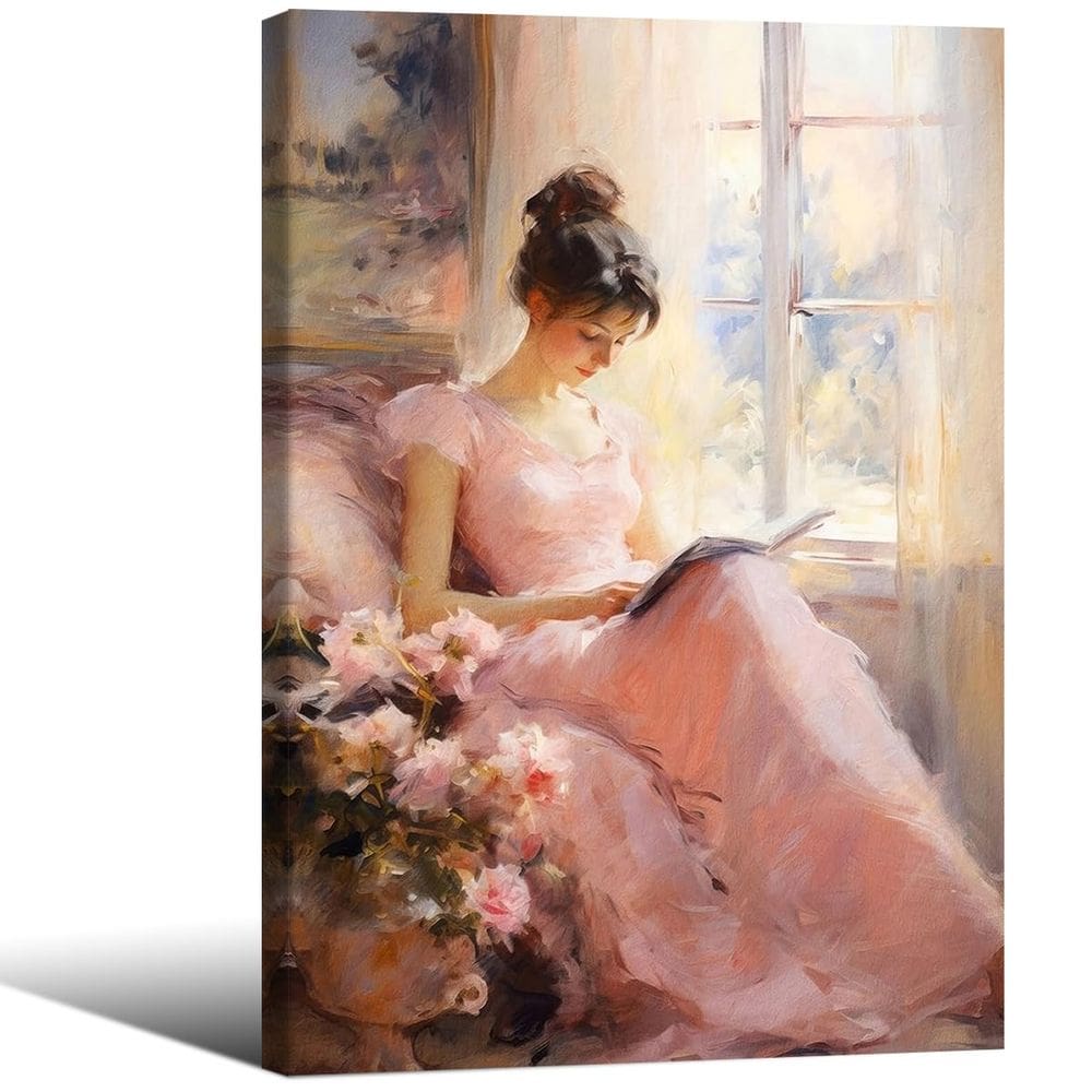 Pôster: pintura a óleo vintage, arte de parede em tela, 40x60cm, Aimery
