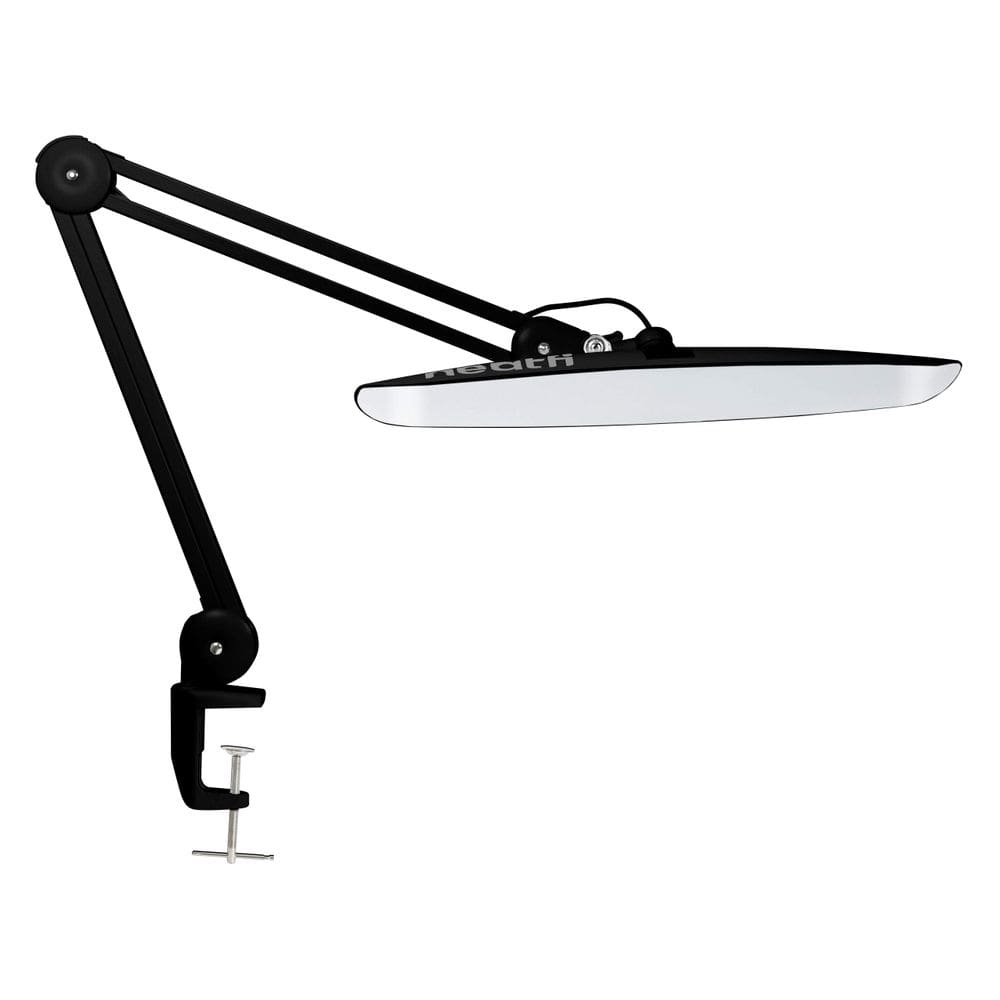 Lâmpada de mesa Neatfi XL 2.200 lúmens LED 24W com braçadeira 50cm preta